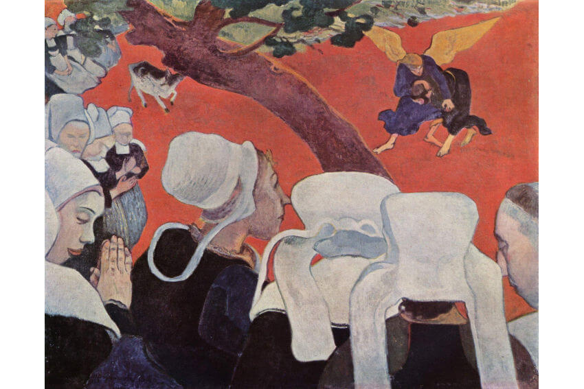 paul gauguin vision after the sermon