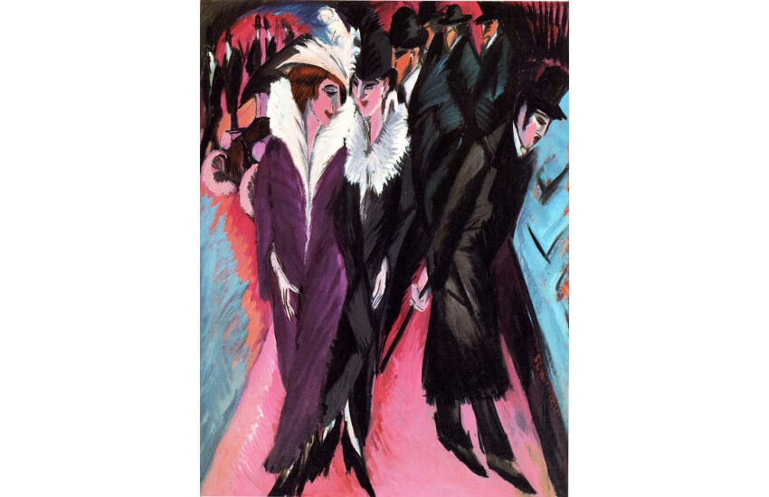 modern expressionism movement and works by ernst ludwig kirchner