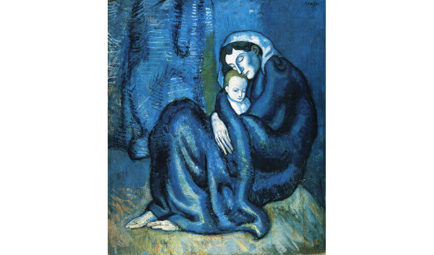 color blue in the art of Pablo Picasso