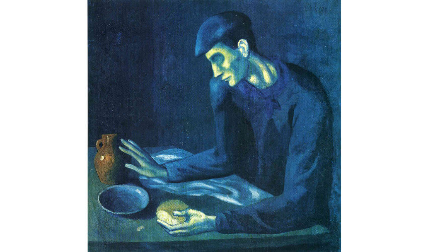 Pablo Picasso and color blue