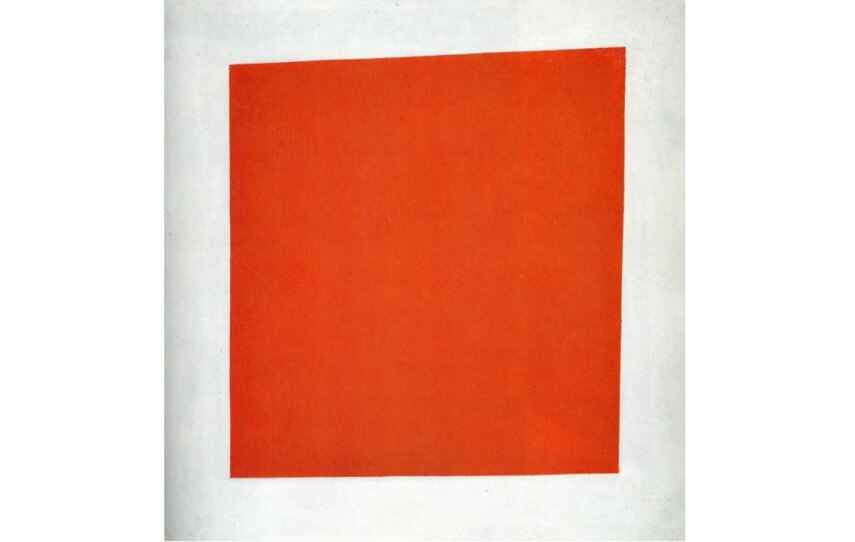 red square art painting made by kazimir malevich in 1915