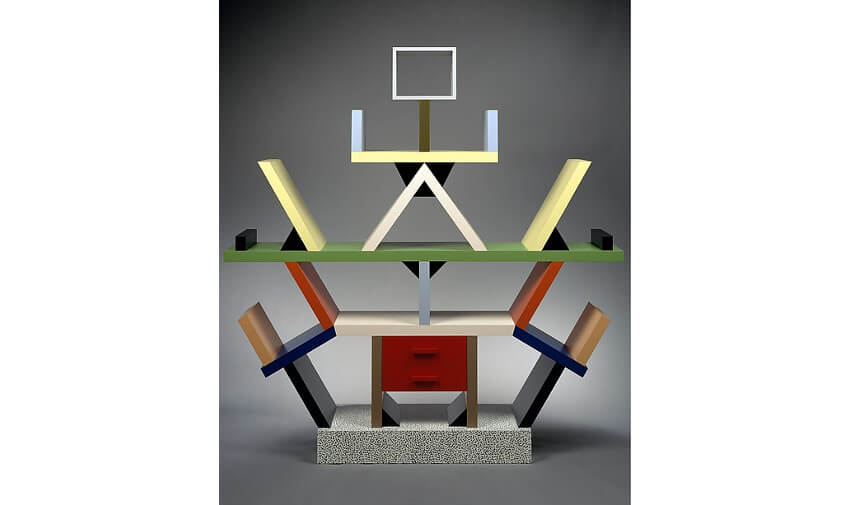Ettore Sottsass collection of furniture designs studio view 1969