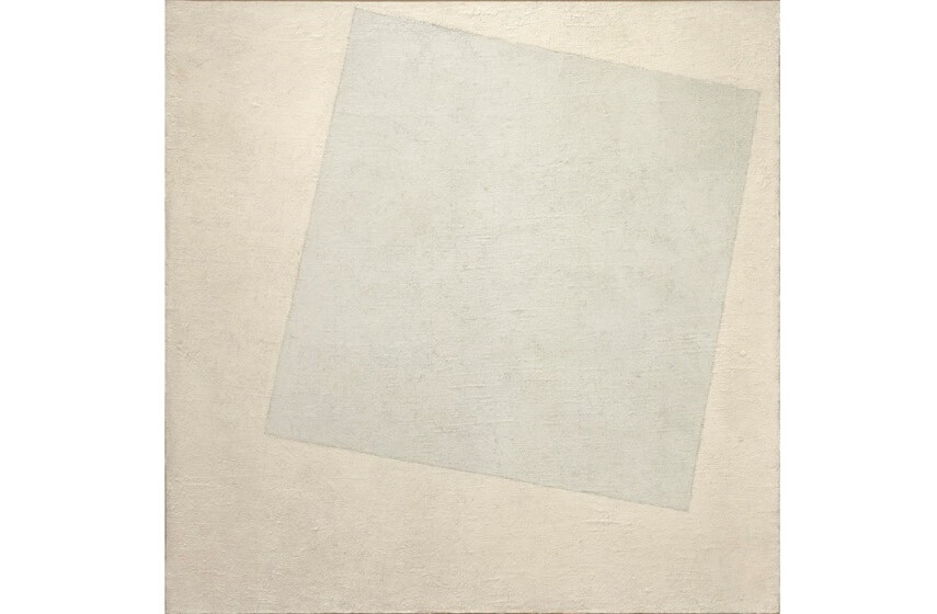 white on white art painting by kazimir malevich and black painting influenced el lissitzky artist from russia