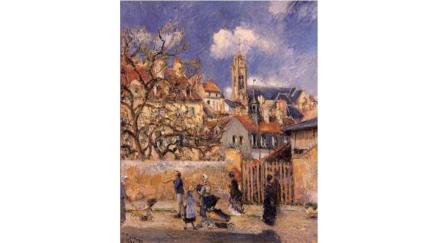 french school of impressionism camille pissarro born on the island of st. thomas