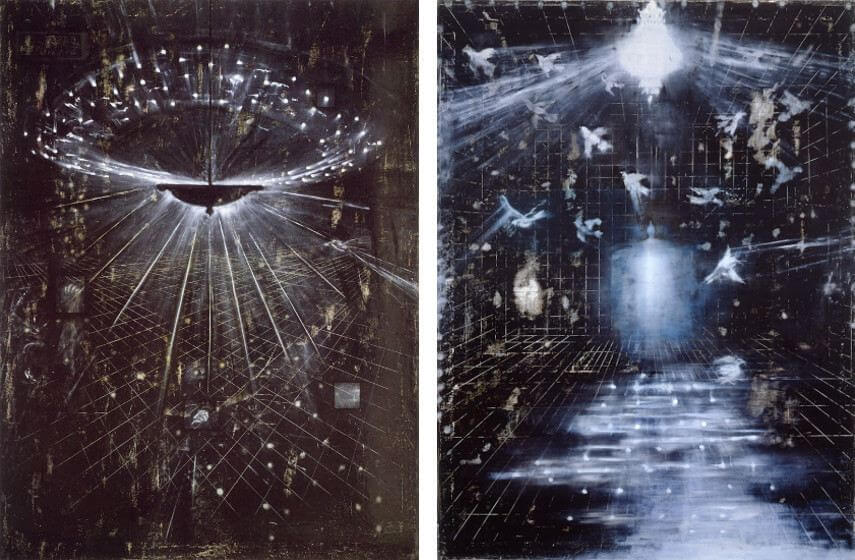 exhibitions of ross bleckner artworks at various museums mary boone gallery in new york city april 2016