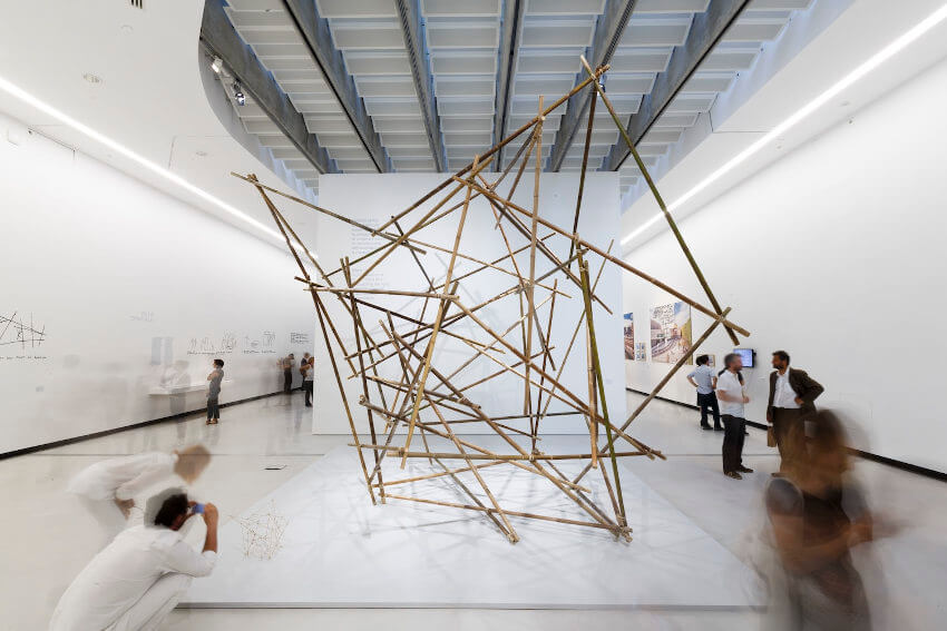 yona friedman project ville spatial exhibitions at museum od art in the city of rome