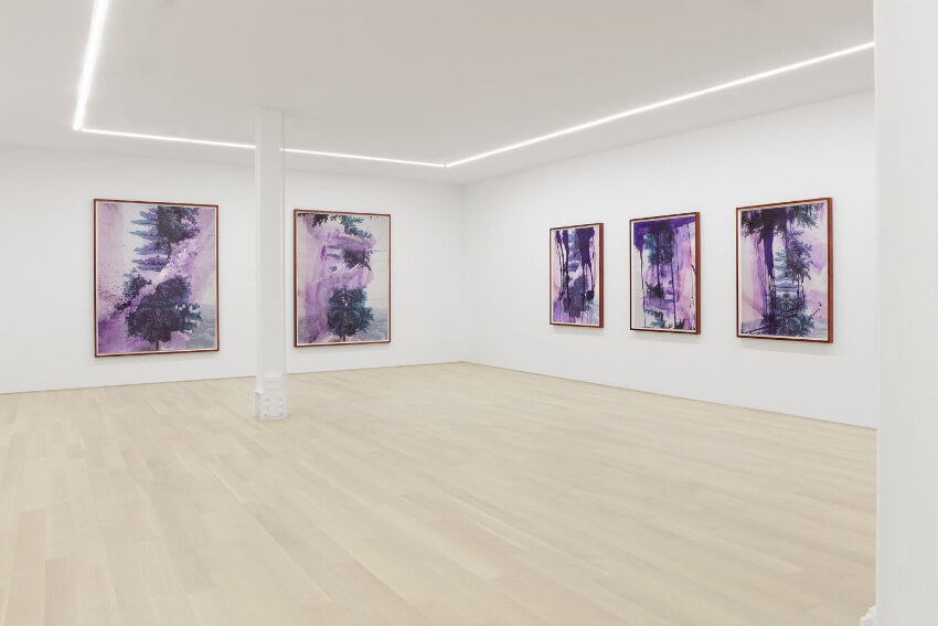 works by american painter and filmmaker julian schnabel who was born in october 1951