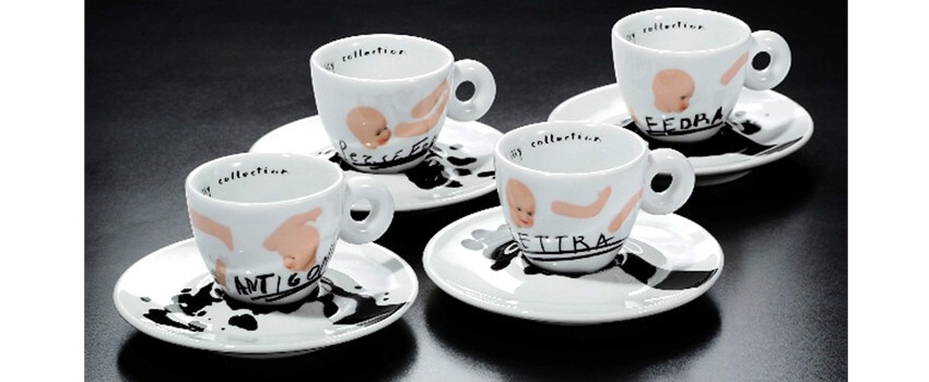 Jannis Kounellis art cups
