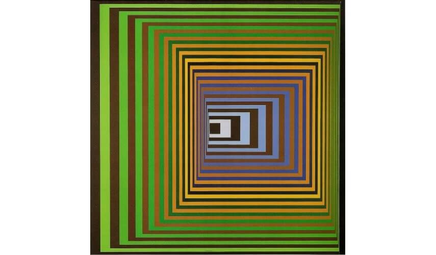 op art painting and design