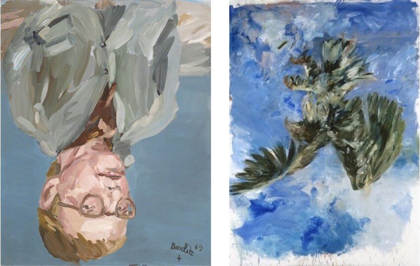 biography and exhibitions by german artist georg baselitz