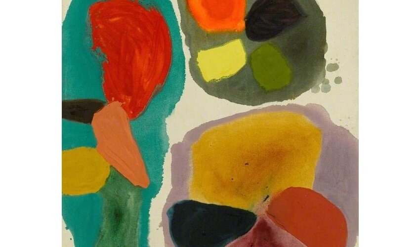 painting by british painter and artist gillian ayres