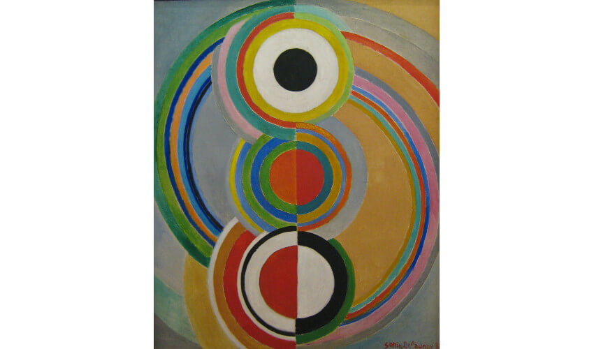 Sonia Delaunay Rythme at National Museum of Modern Art Paris France
