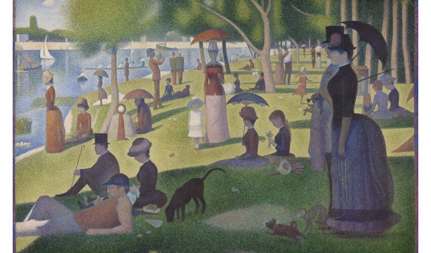 Georges Seurat dot painting artist and pointillism