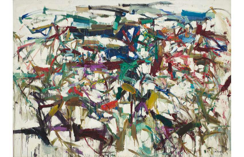 life works and exhibitions of american artist Joan Mitchell