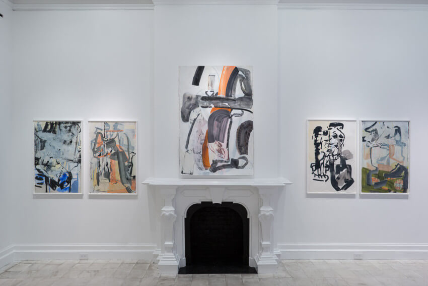 untitled work by amy sillman on display at museum and gallery