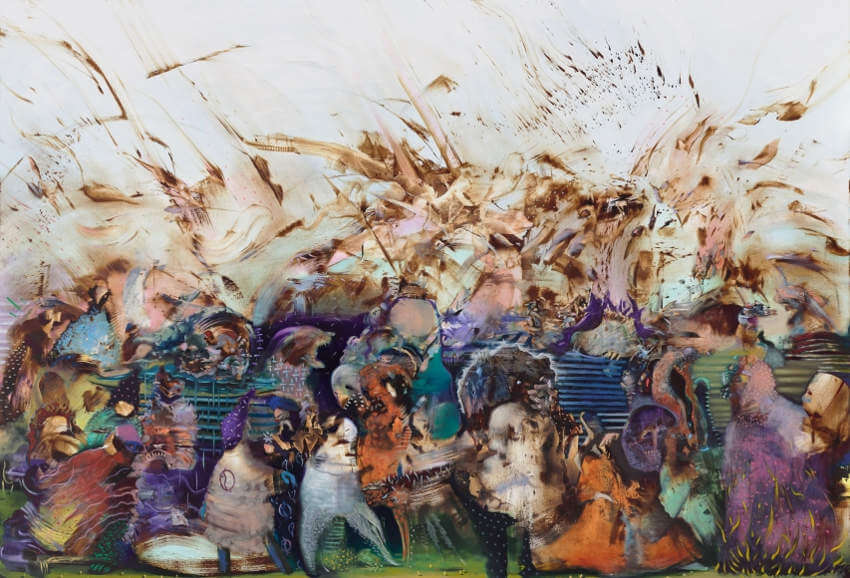 biography and gallery works by iranian artist ali banisadr born in 1976 in tehran