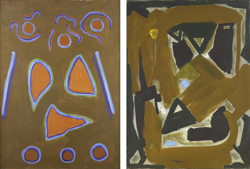 early paintings by american artist art dealer and collector betty parsons