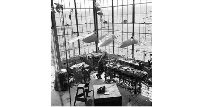 new works by american sculptor alexander calder at museum in paris and new york