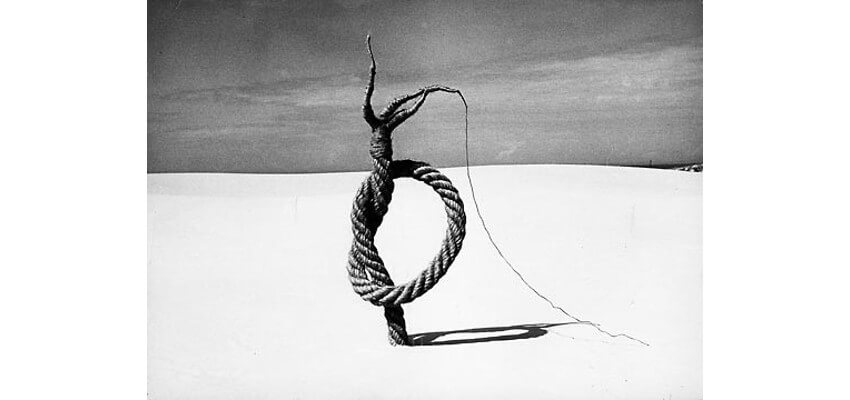 Magdalena Abakanowicz Rope Installation on a Baltic Dune