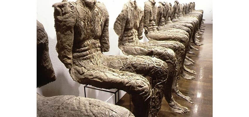 Magdalena Abakanowicz Seated Figures