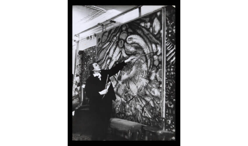 Fahrelnissa Zeid in her studio