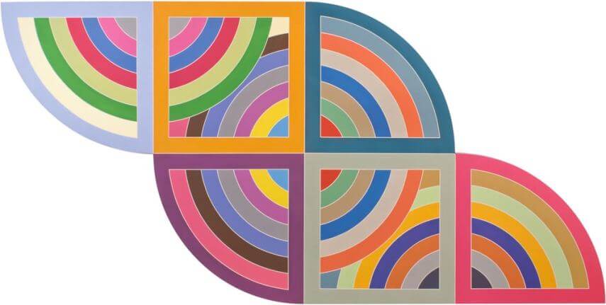 modern minimal art by frank stella