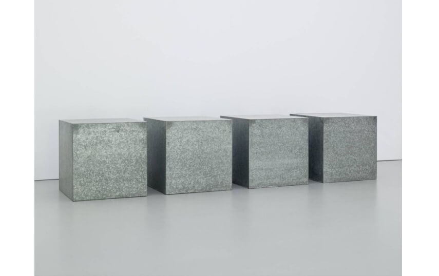 american minimalist artist donald judd sculpture