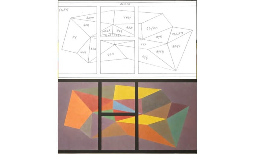 exhibitions of sol lewitt original drawing work