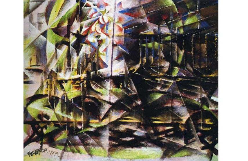 Giacomo Balla Speeding Automobile