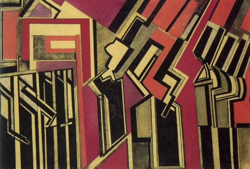 futurism artists wyndham lewis and gino severini