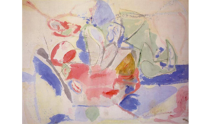 work by american painter helen frankenthaler new york