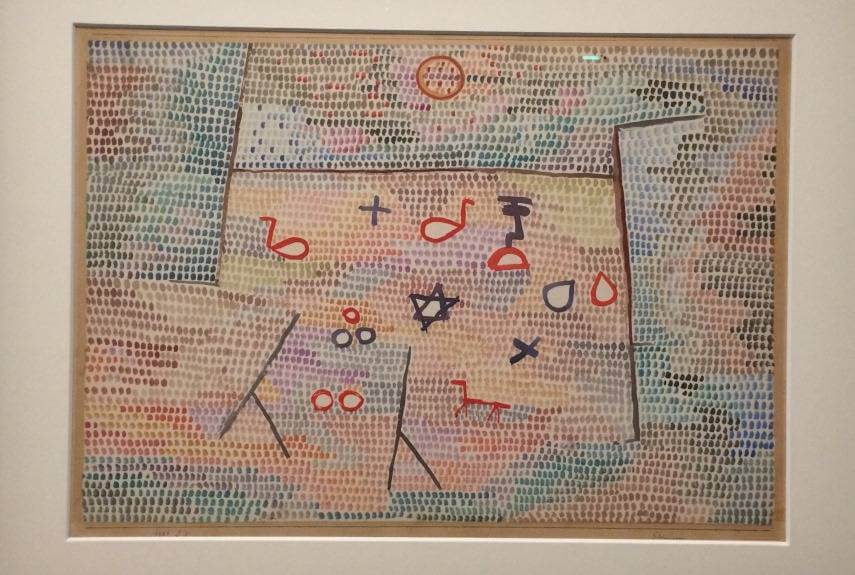 color modern german new museum century watercolor 1933 klee paul art abstract life 1922 bauhaus