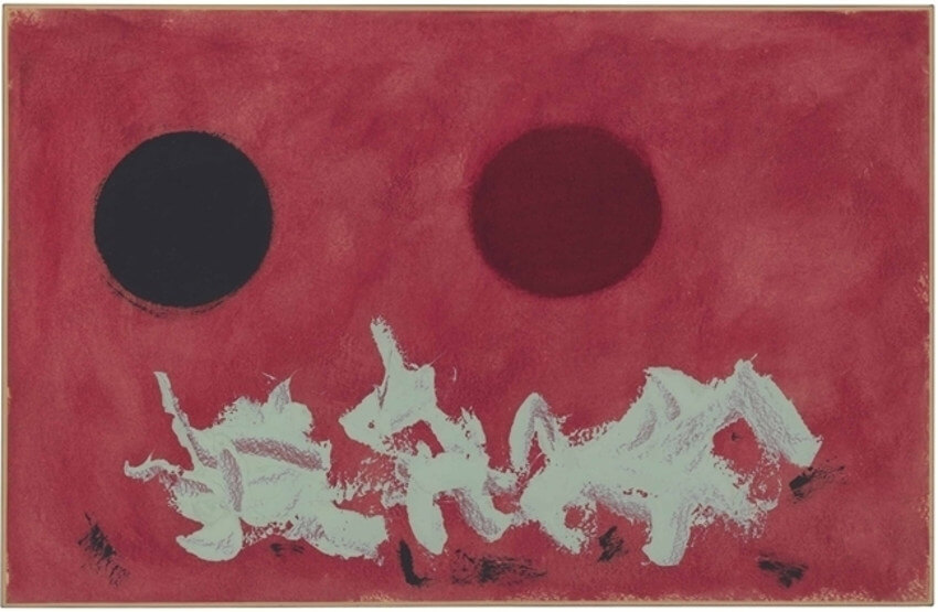 american painter adolph gottlieb and mark rothko on view in new york