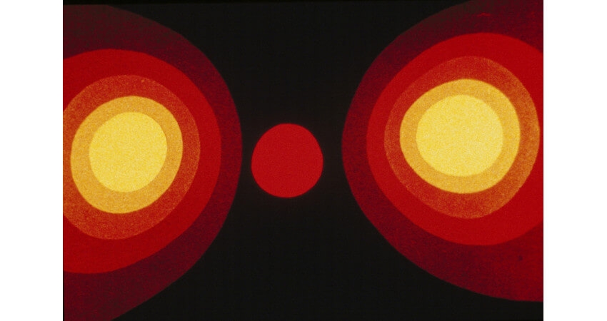 oskar fischinger video still from radio dynamics