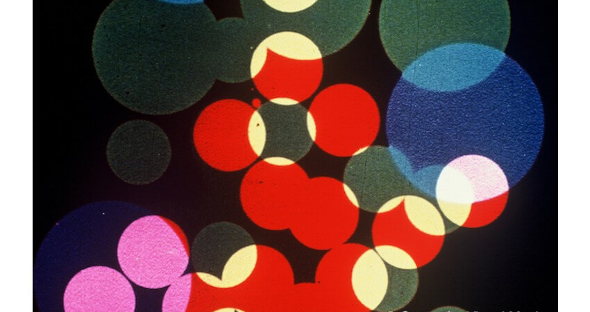 oskar fischinger video still from kreise