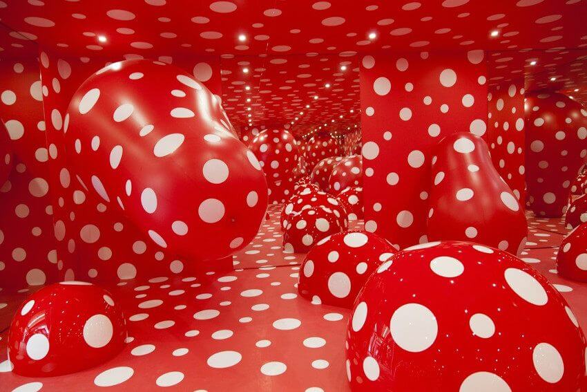 Guidepost to the Eternal Space by Japanese artist Yayoi Kusama