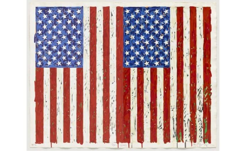 pop art by jasper johns born in 1930