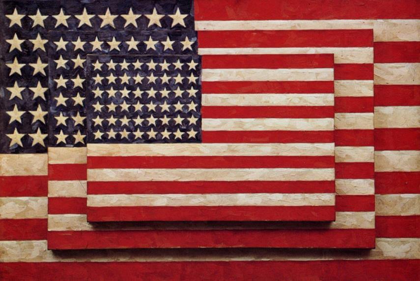 jasper johns art at new york museum and gallery