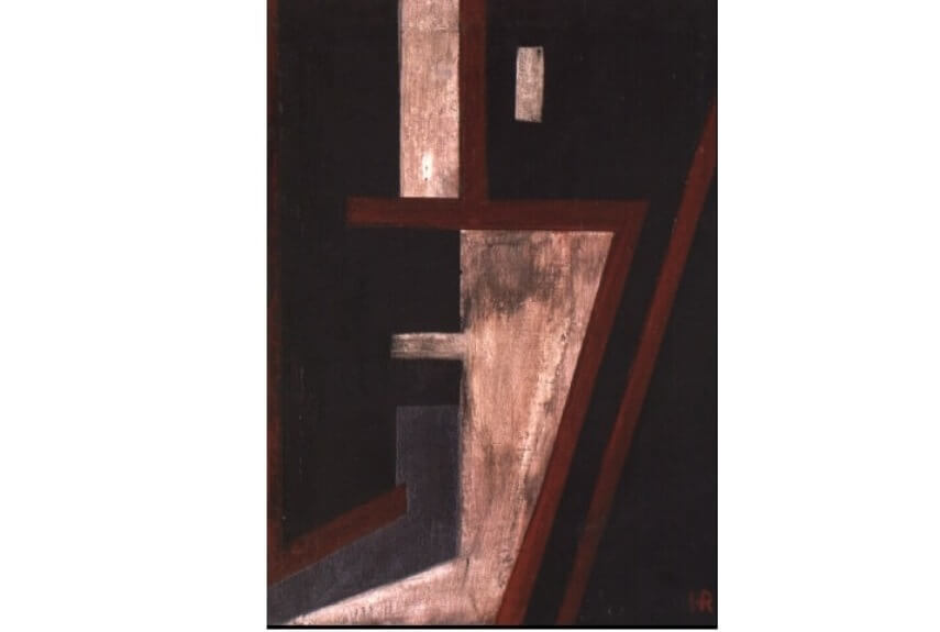 Hans Richter Dada Kopf painting