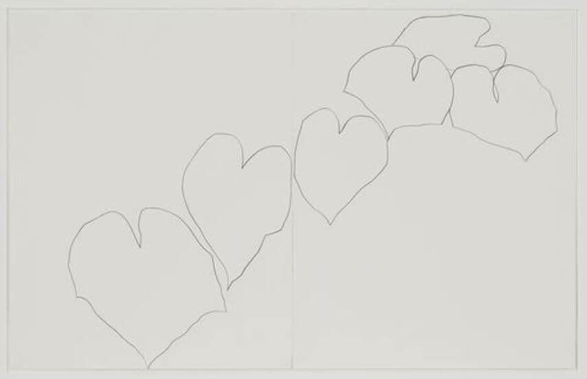 american artist ellsworth kelly green paintings and drawings on paper in new york gallery