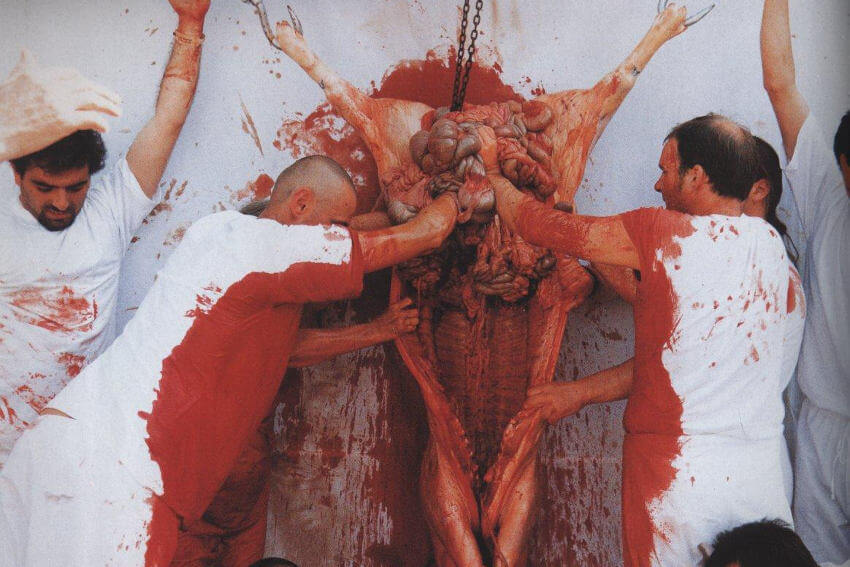 works and world of austrian artist hermann nitsch