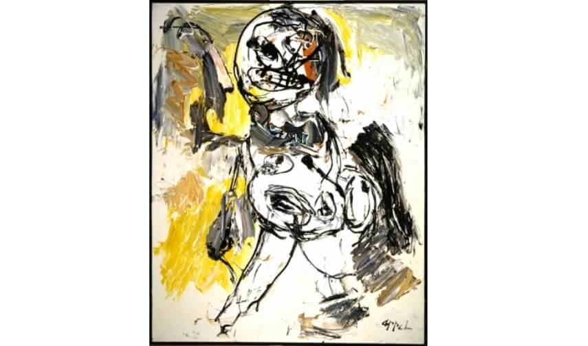 Dutchh artist Karel Appel and Cobra movement