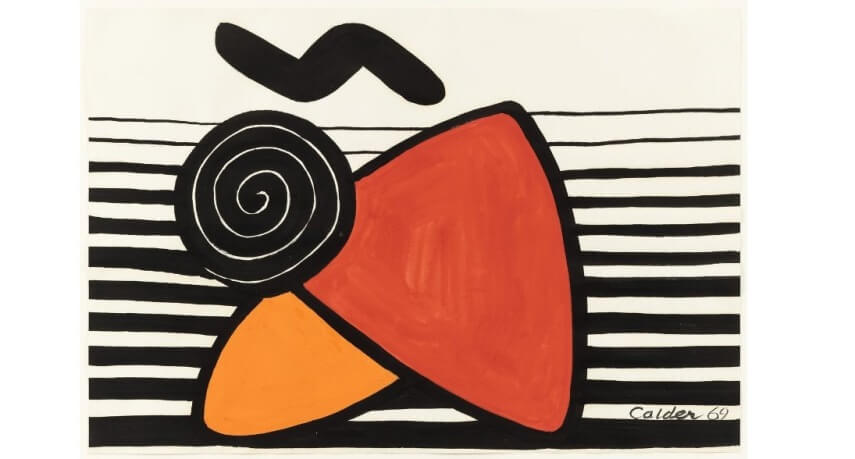 alexander calder gouache art paintings