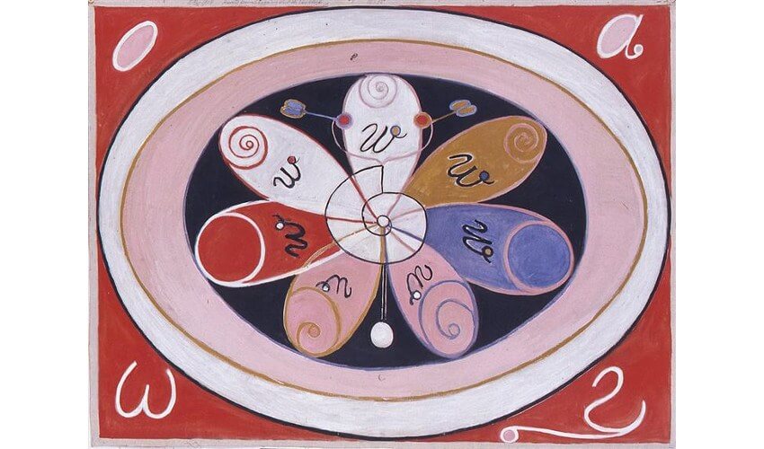 Hilma af Klint Untitled painting series