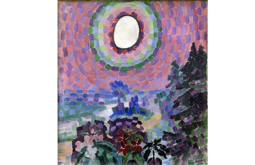 Robert Delaunay Paysage au disque painting Centre Georges Pompidou Paris