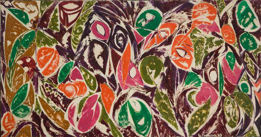 american abstract artist lee krasner