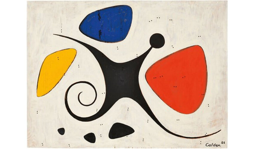 Alexander Calder paintings sculptures and mobiles works