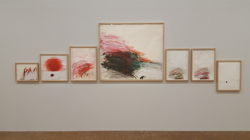 Cy Twombly painting