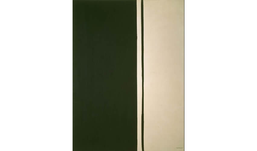 Barnett Newman Black Fire I