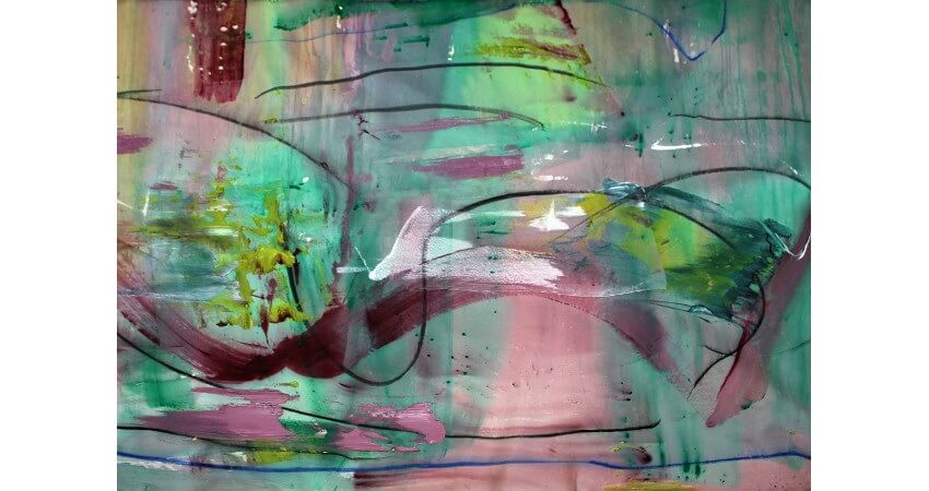 gestural abstract art